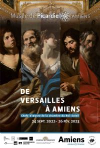 EXPOSITION De Versailles à Amiens : chefs-d'œuvre de la chambre du Roi-Soleil. Du 24 septembre au 26 février 2022 à AMIENS. Somme. 
